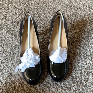 Patent leather heels